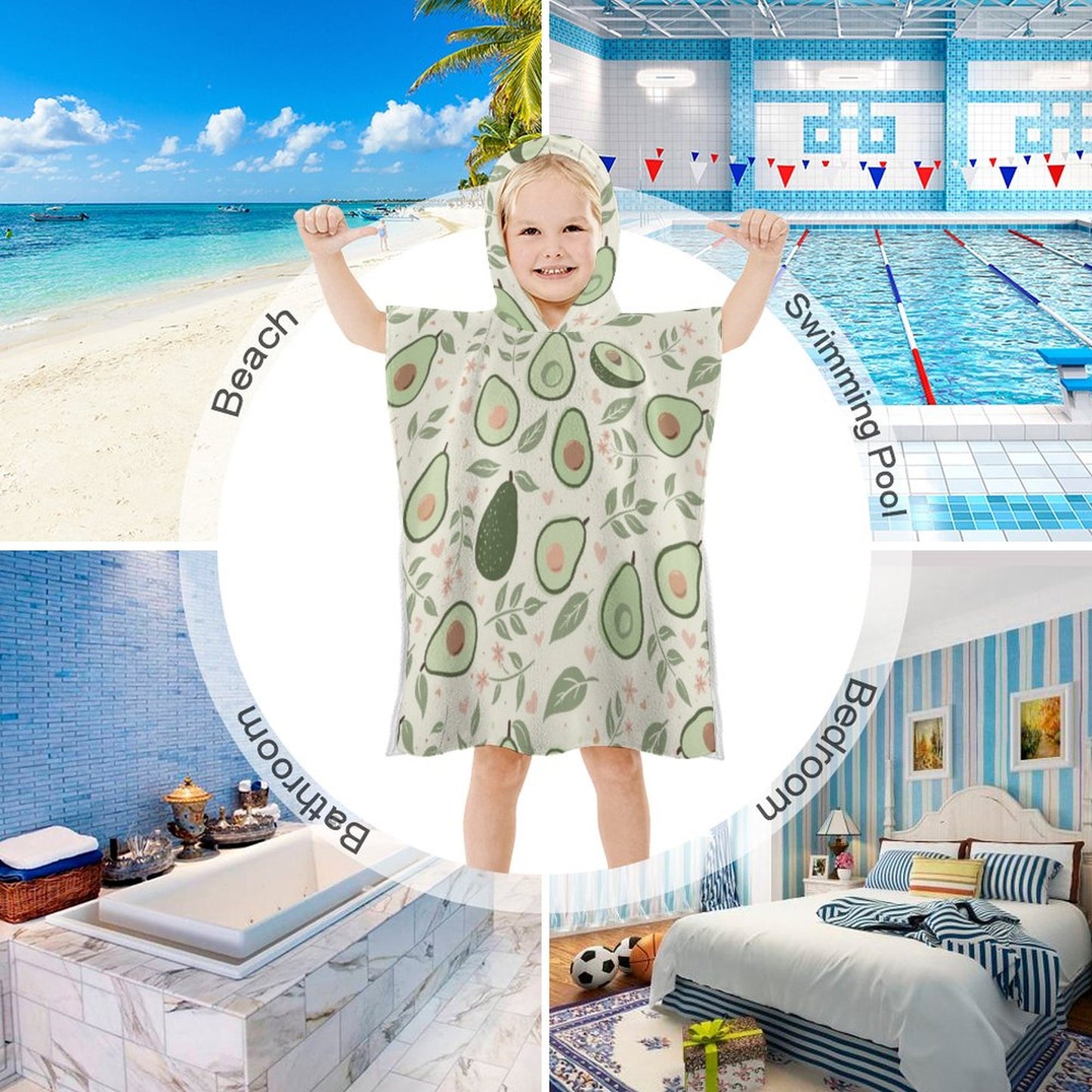 Hooded Towel for Kids | Avocuddle