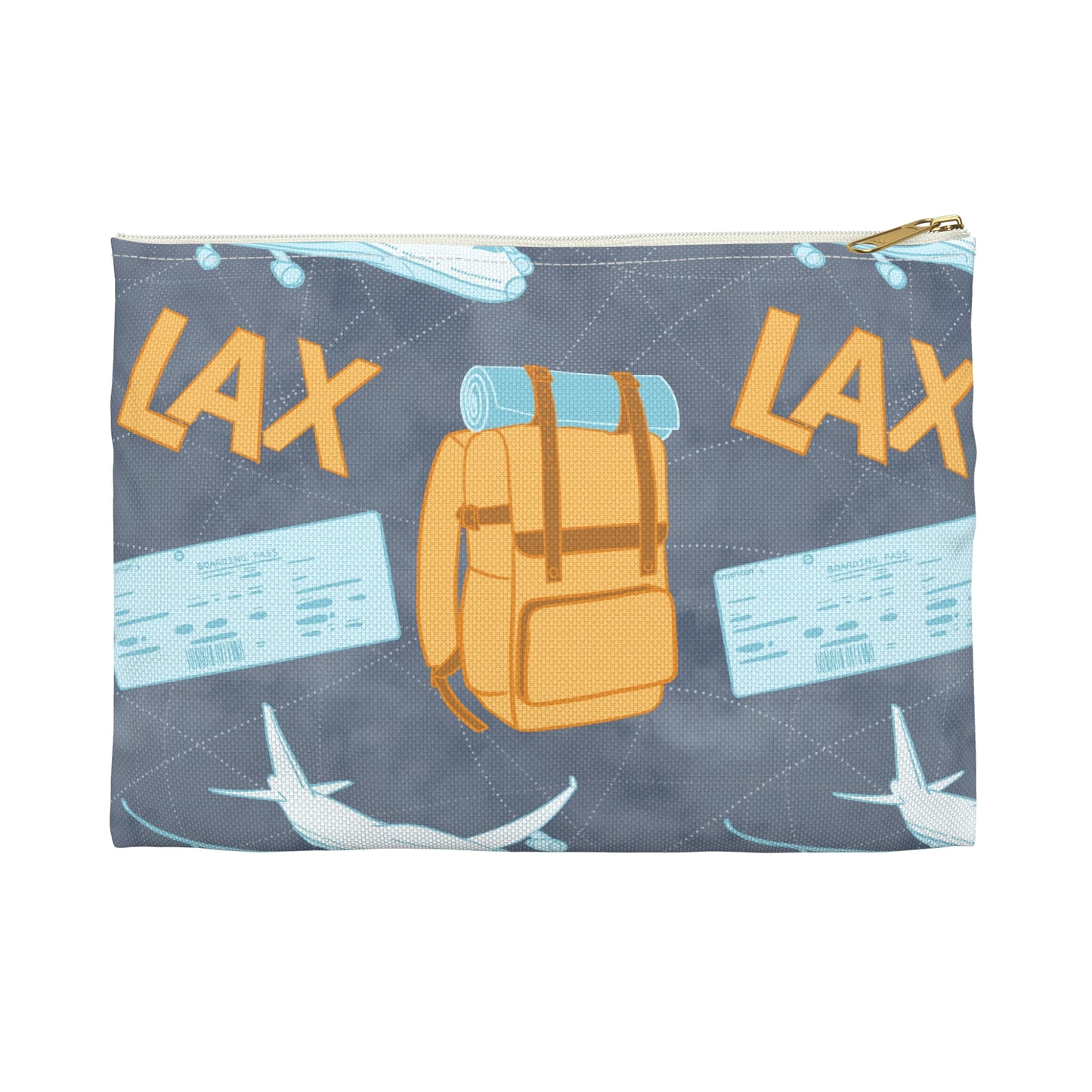 LAX pattern Accessory Pouch