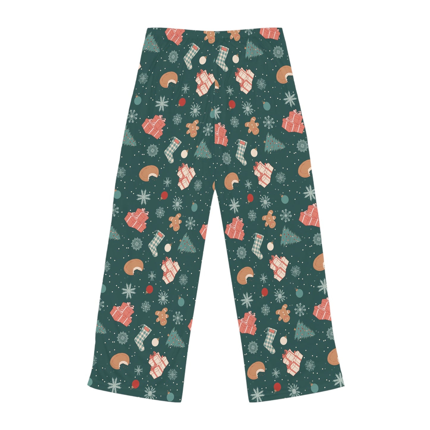 Cozy Women's Pajama Pants with Holiday Print - Christmas Style