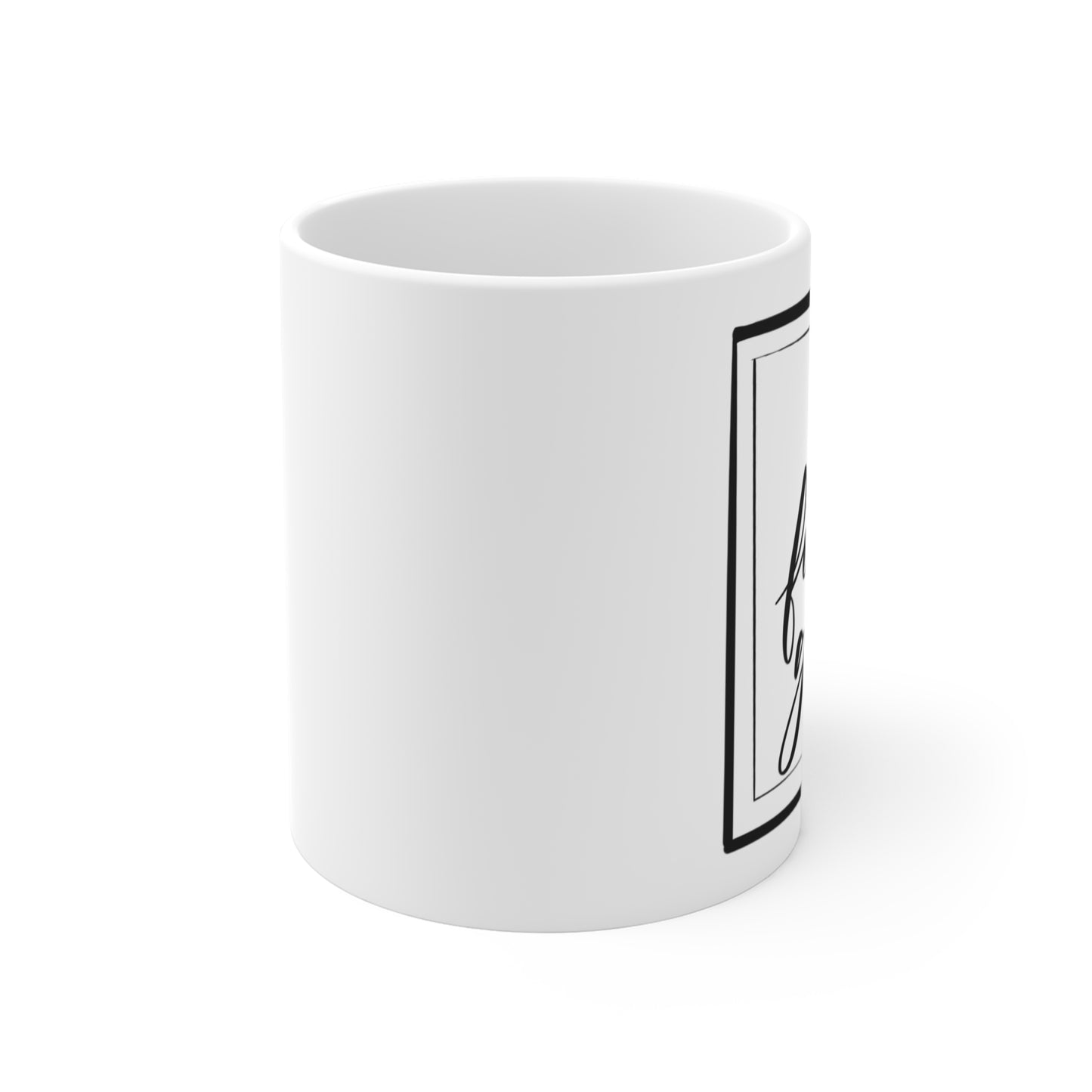 Funny 11oz Coffee Mug - "0 Fucks Given"