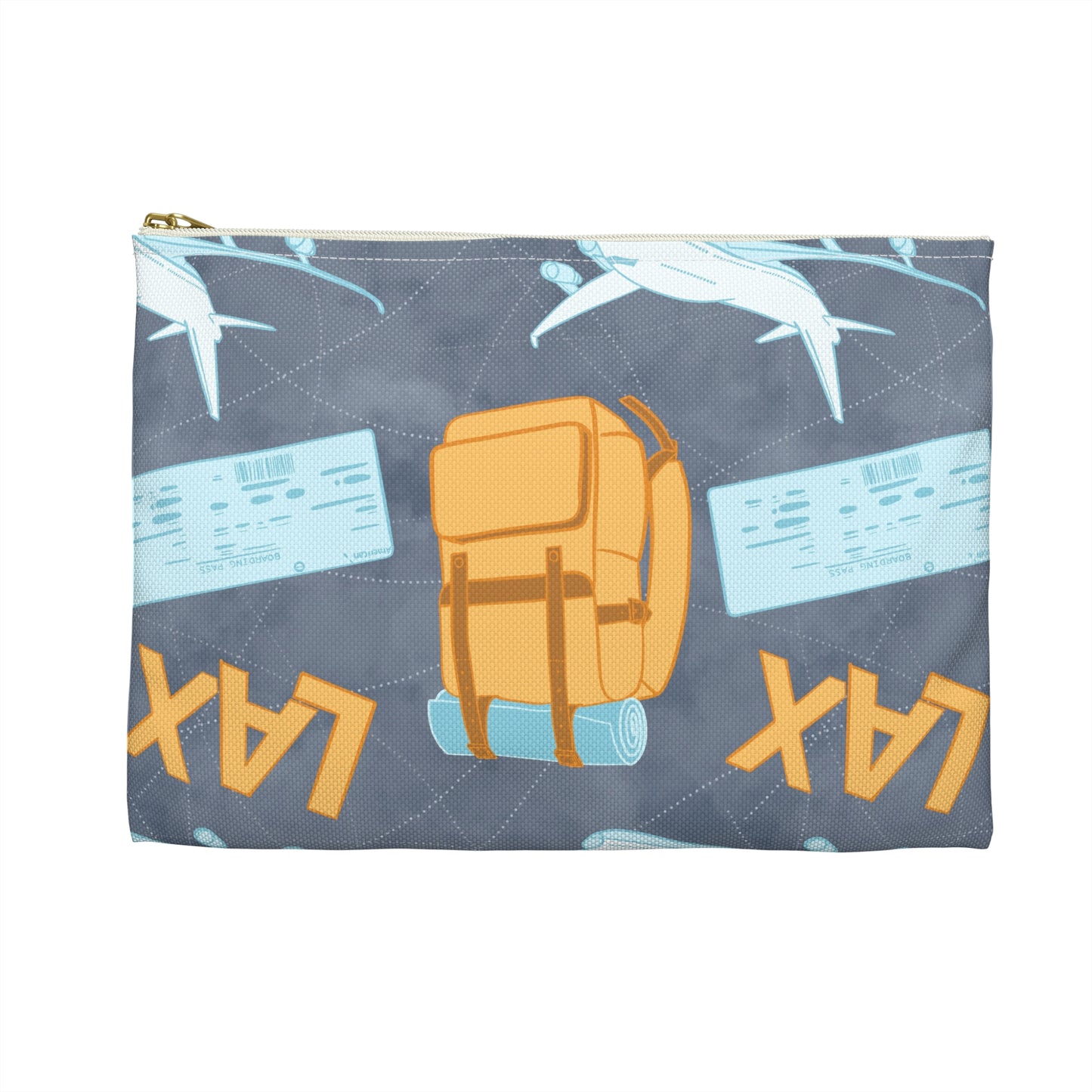 LAX pattern Accessory Pouch