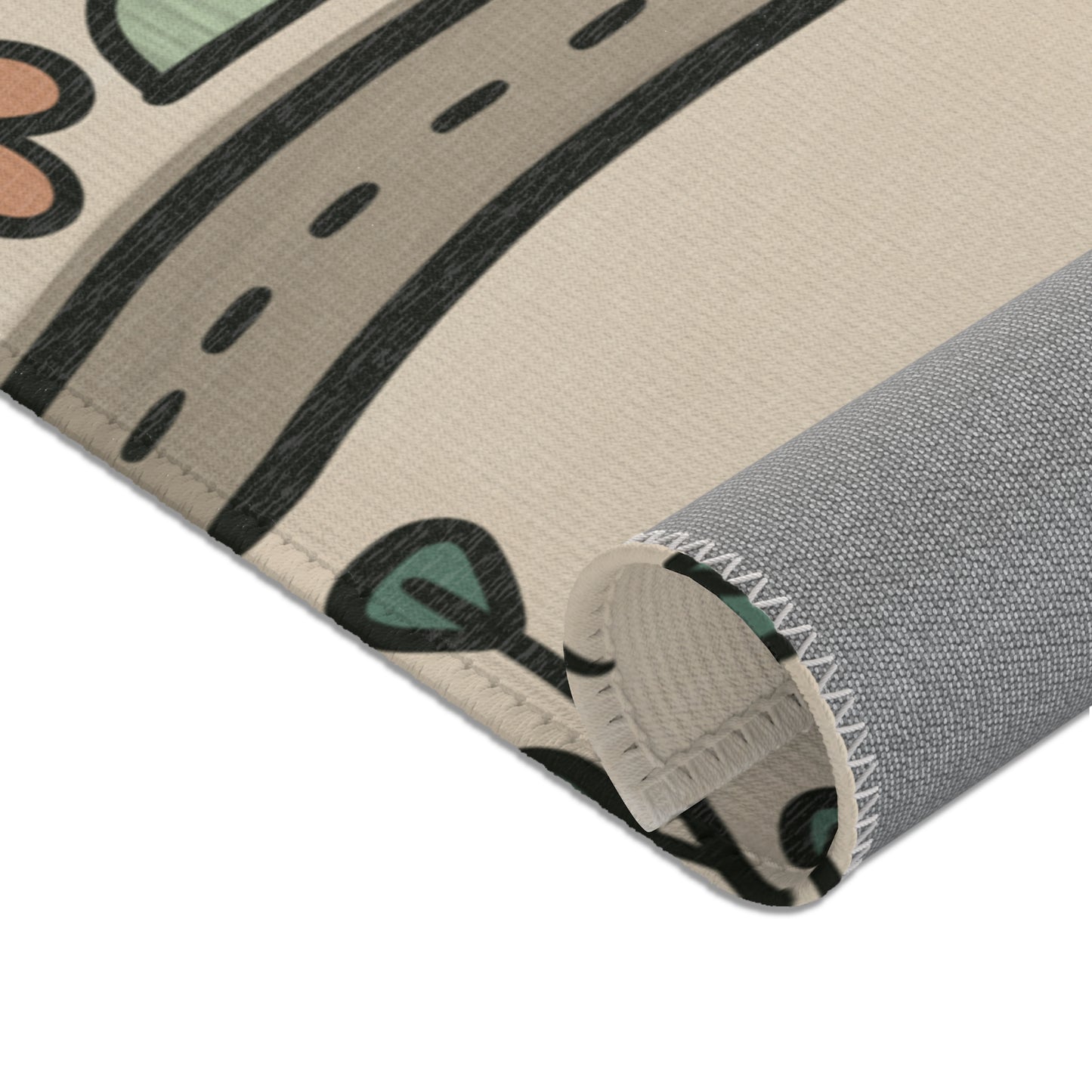 Cozy Landscape Area Rug - Farmhouse Decor for Home