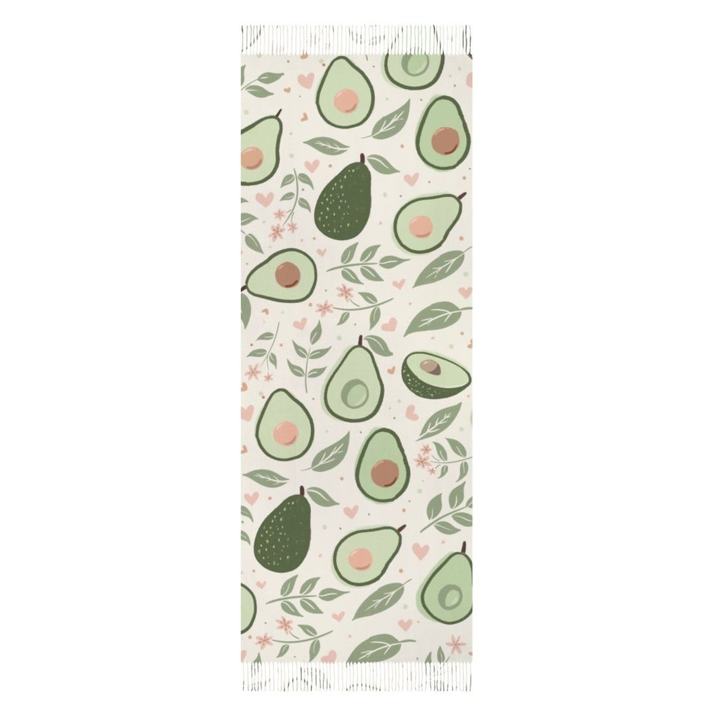 Cashmere-like Tassel Scarf (All-Over Printing)