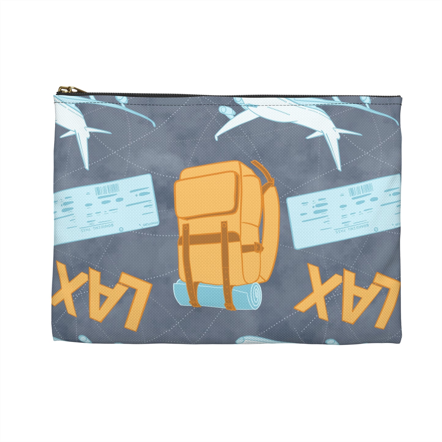 LAX pattern Accessory Pouch