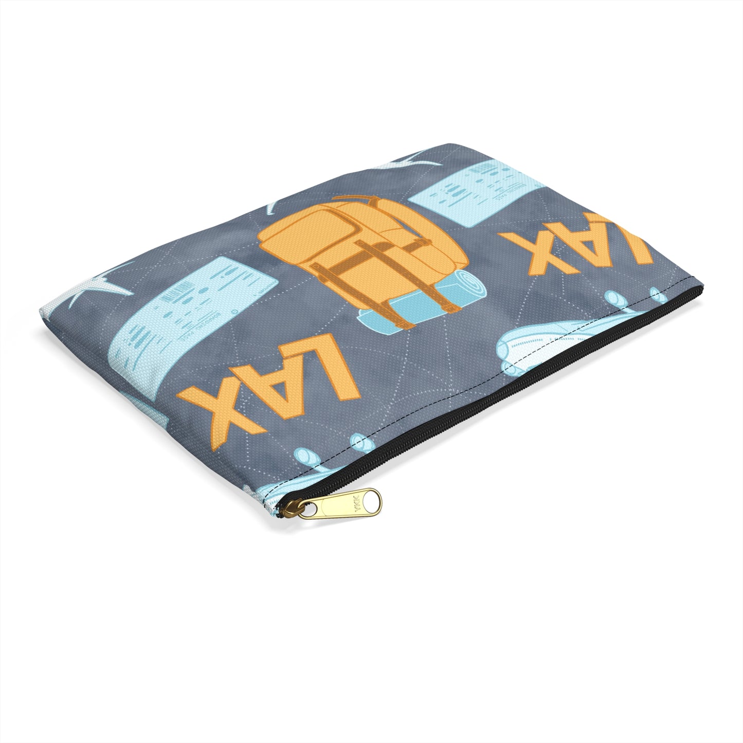 LAX pattern Accessory Pouch