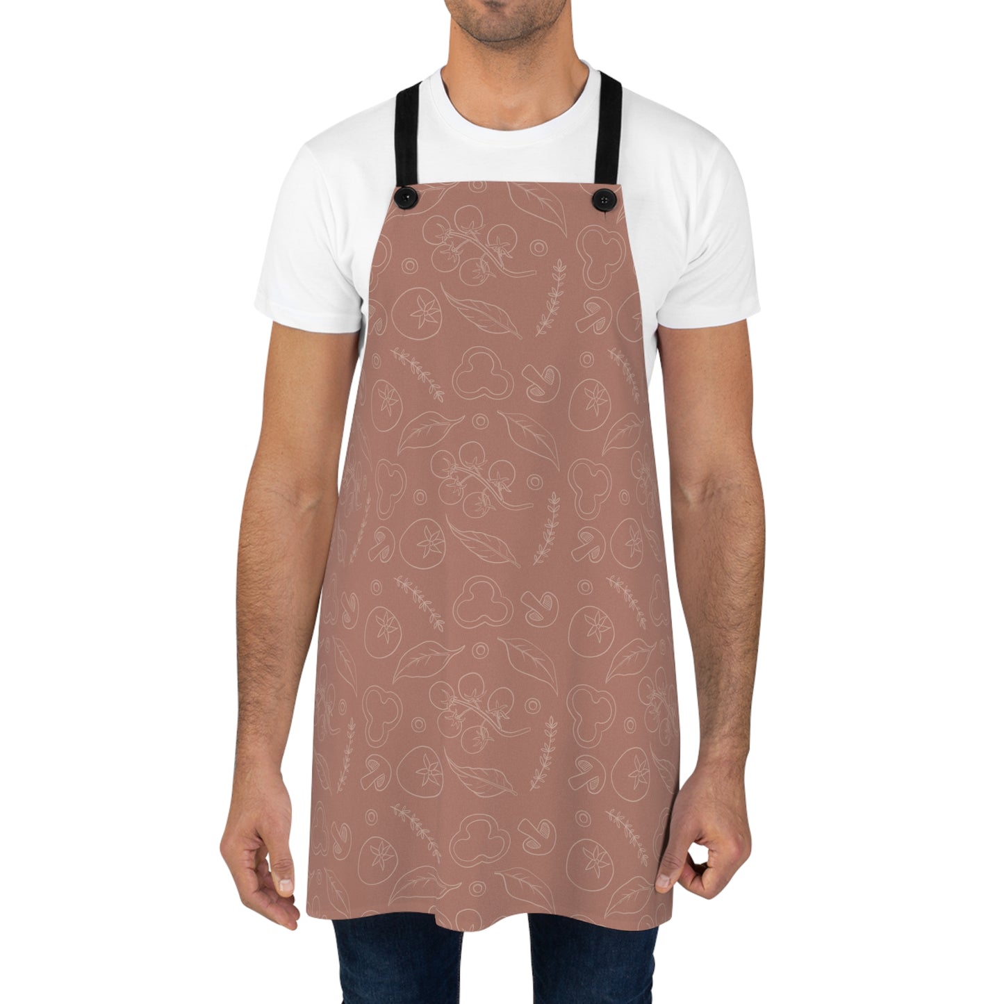 Chic Floral Patterned Apron for Home Chefs | Gift for Cooking Enthusiasts