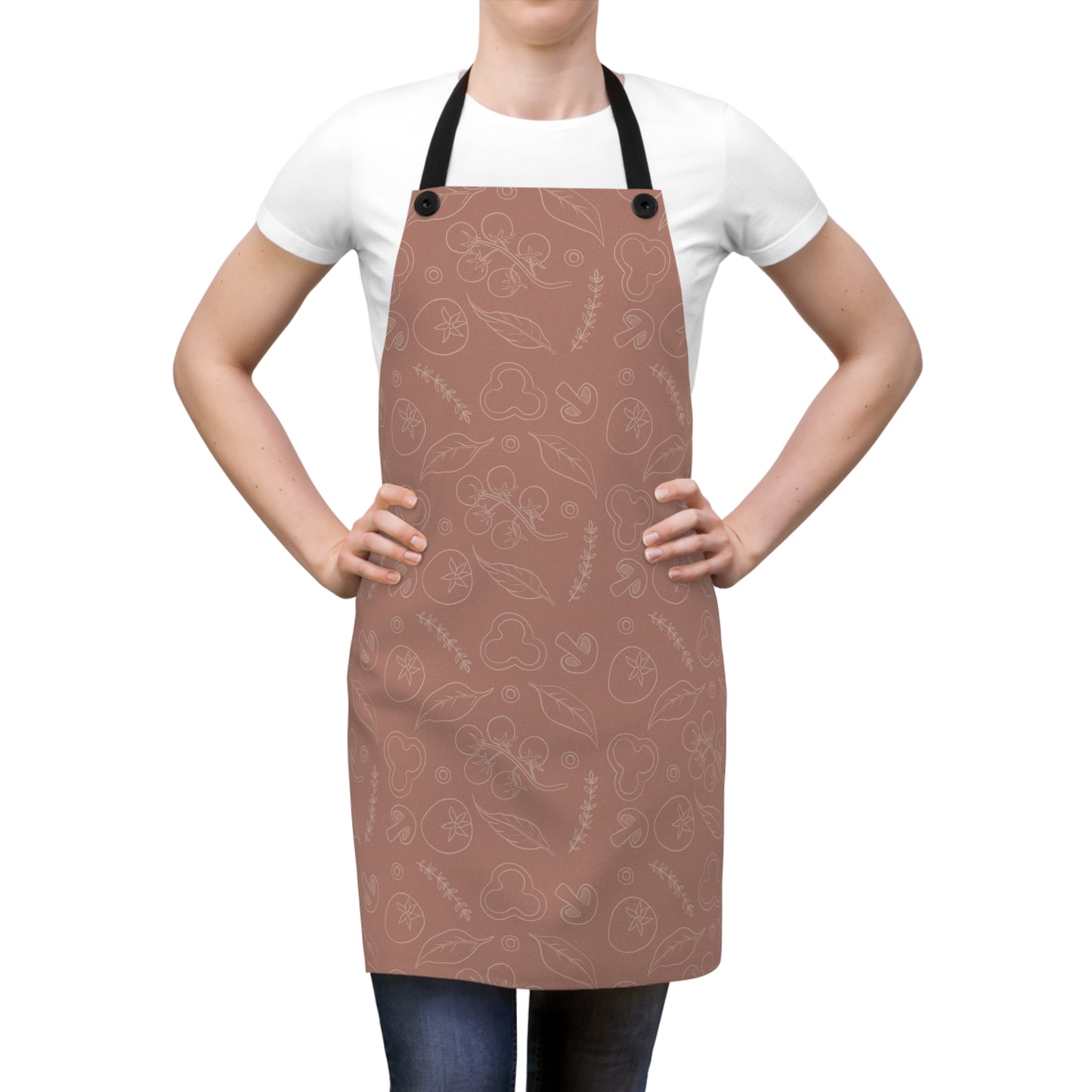 Chic Floral Patterned Apron for Home Chefs | Gift for Cooking Enthusiasts