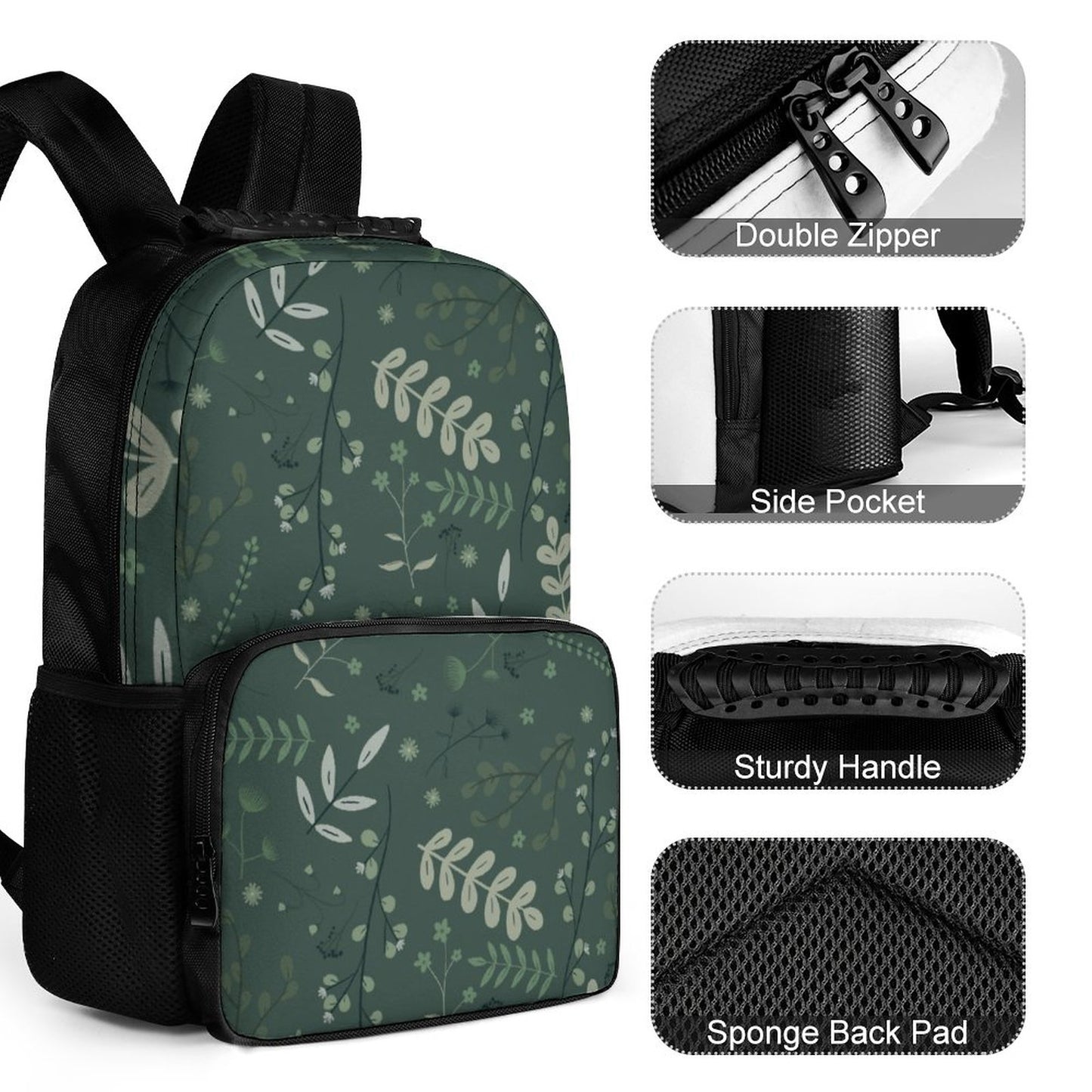 16 inch Backpack | Whispering Greens – Forest