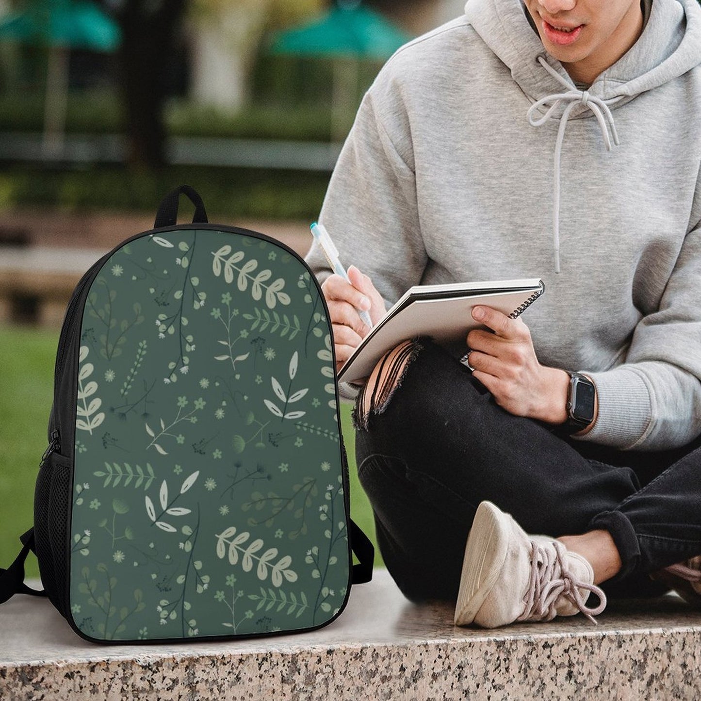 17 inch Backpack | Whispering Greens – Forest