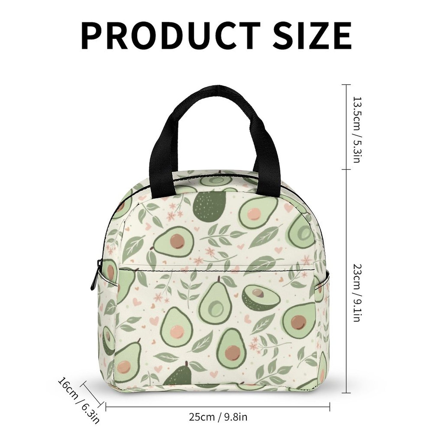 Large Insulated Lunch Totes for Adults (All-Over Printing)