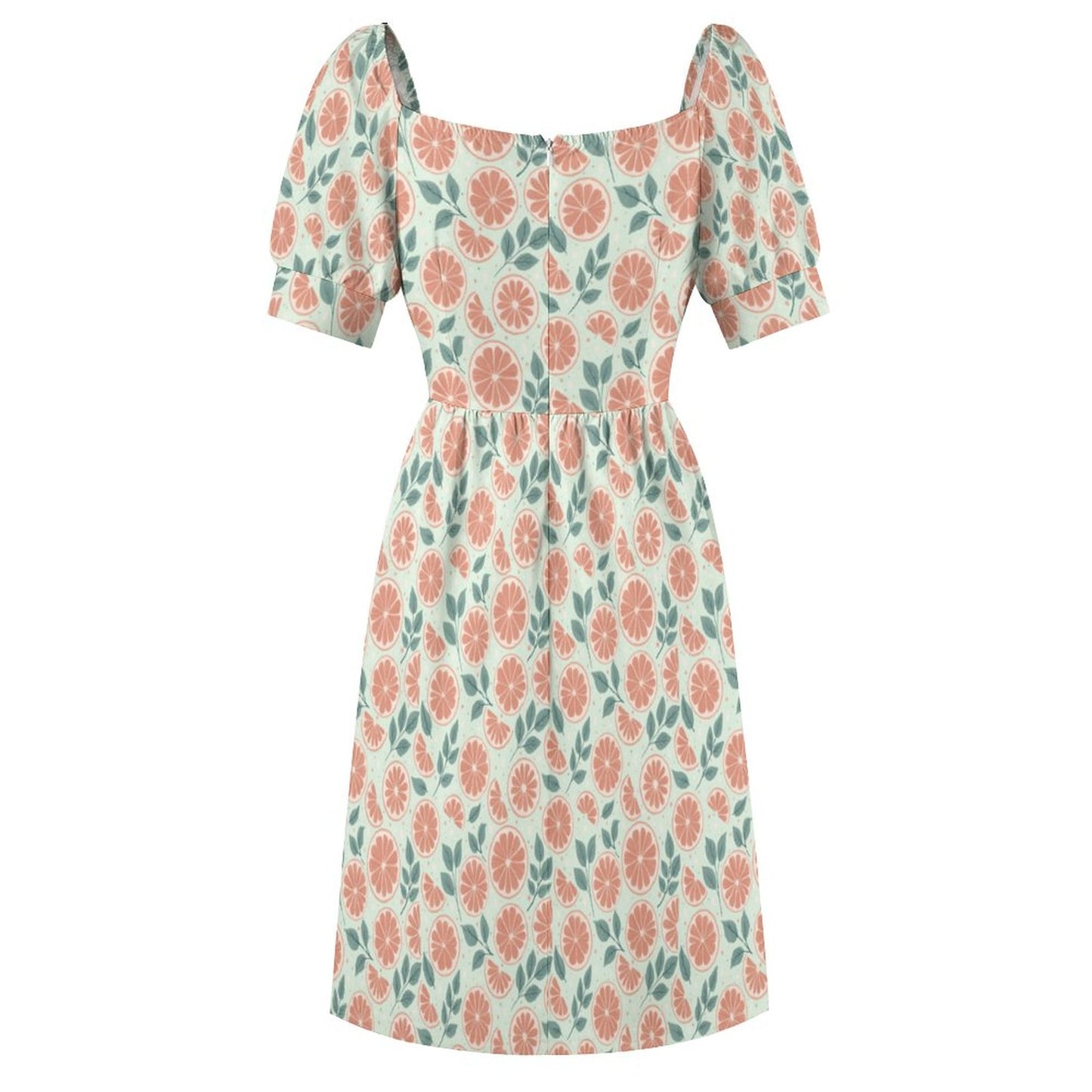Short Sleeve V Neck Lovely Dress - Ruby Darling