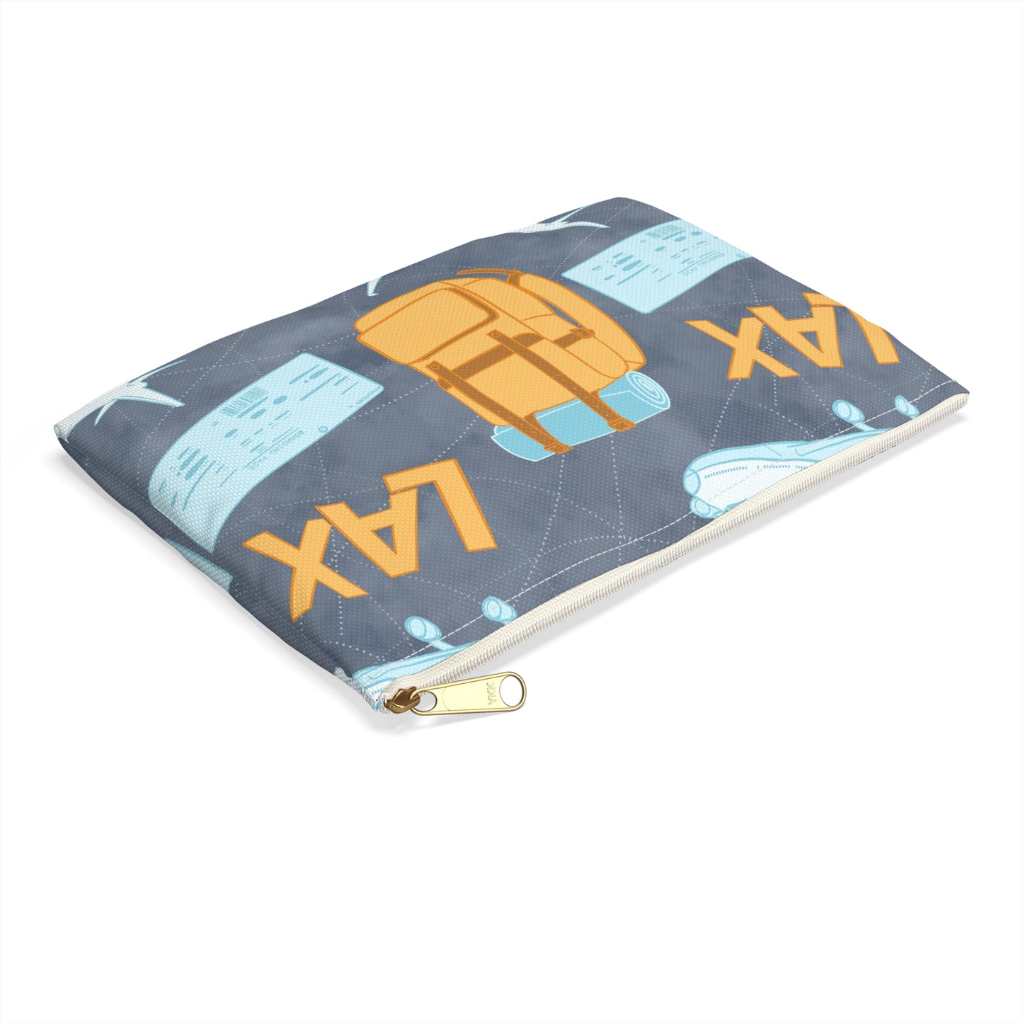 LAX pattern Accessory Pouch