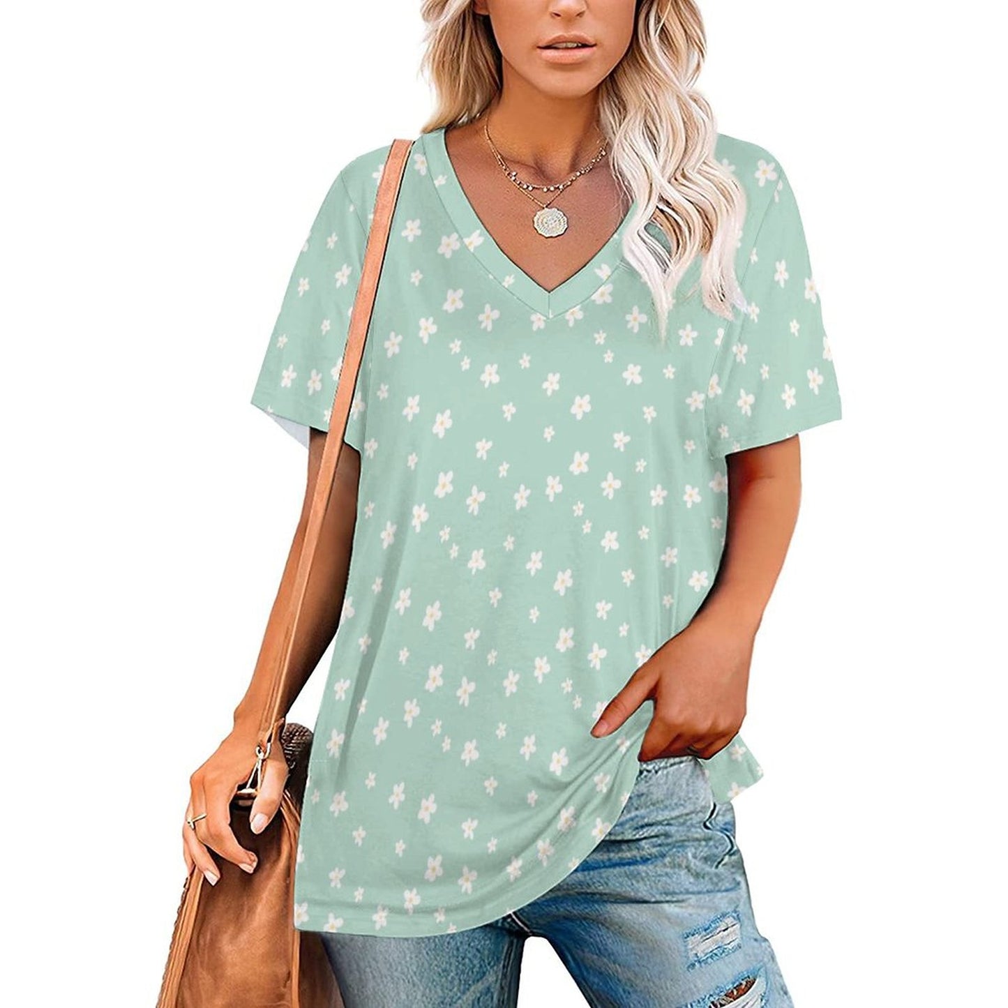 Custom Short Sleeve T-Shirts NZ109-Multi-Image Printed Tees