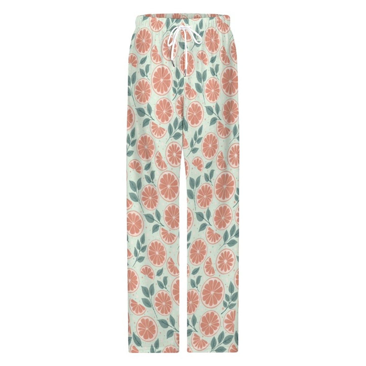 Drawstring Women Wide Leg Pajamas Pants - Ruby Darling