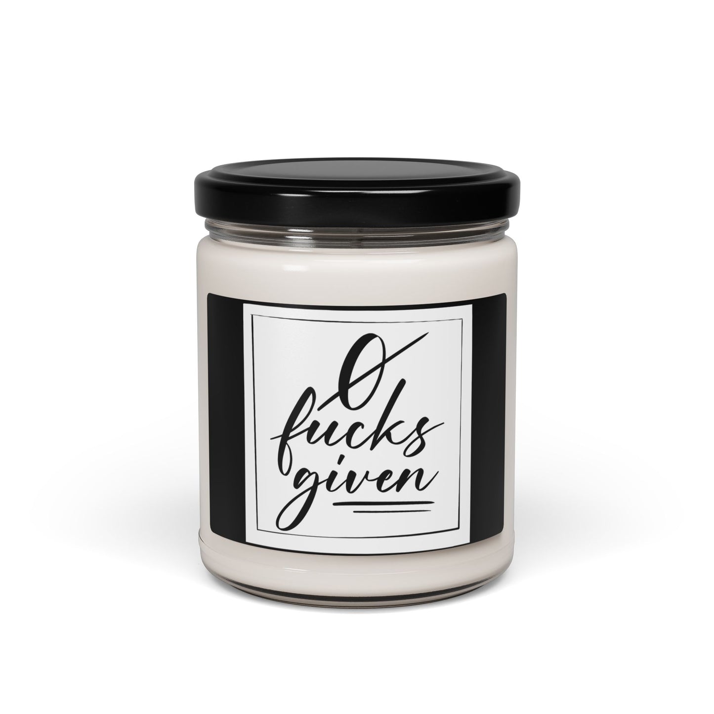Zero fucks given - Scented Soy Candle, 9oz