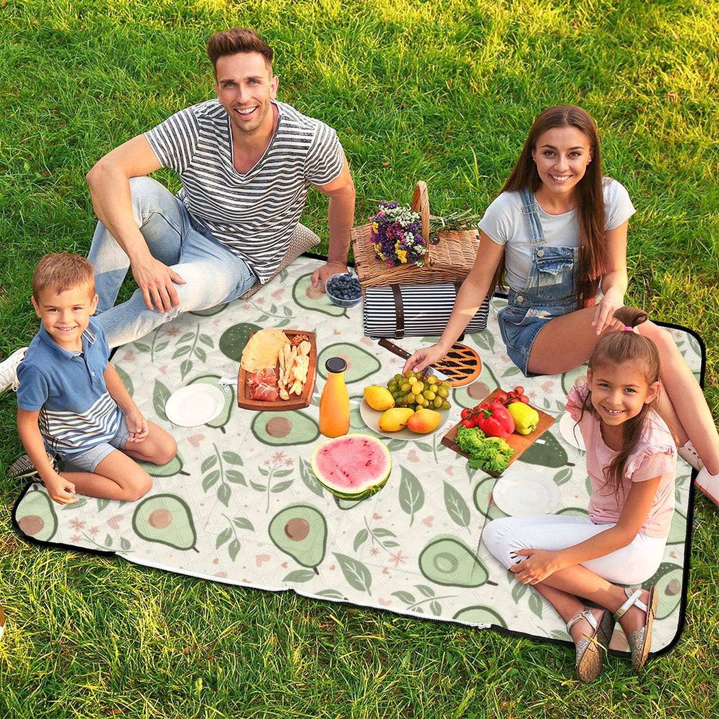 Zipper Foldable Picnic Mat-59"x39"/150x100cm