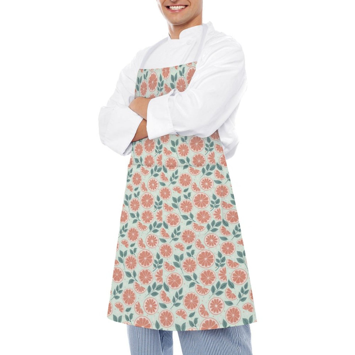 Adult Apron with Pocket - Ruby Darling