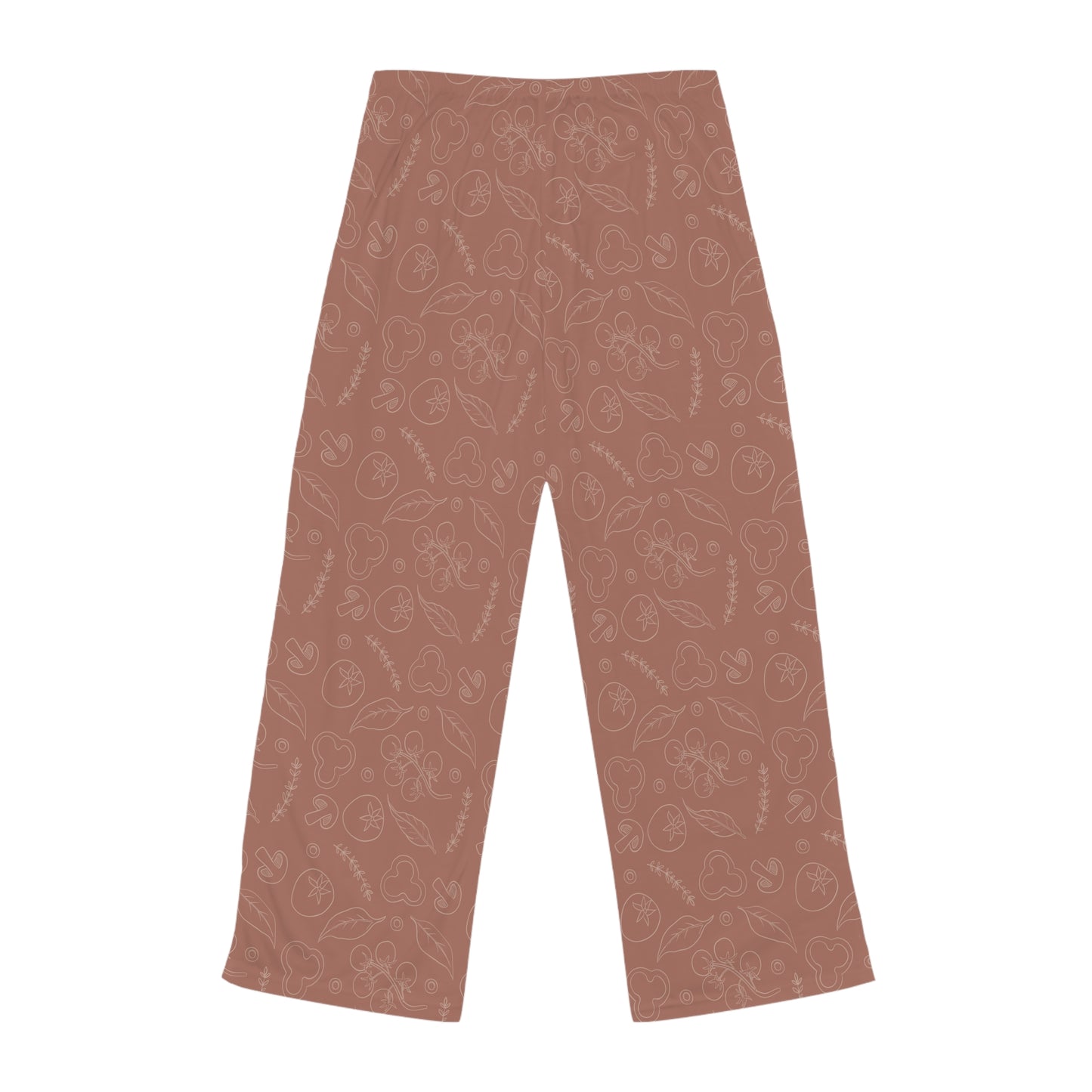 Cozy modern pizza pattern Women's Pajama Pants for Relaxation & Sleep