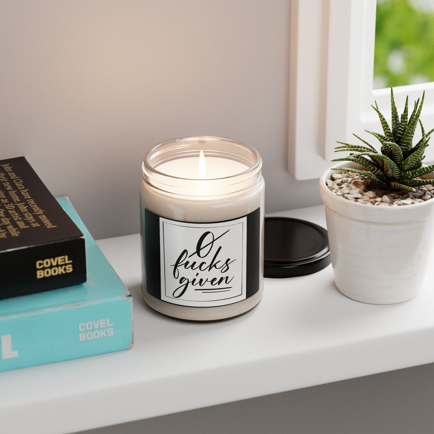 Zero fucks given - Scented Soy Candle, 9oz