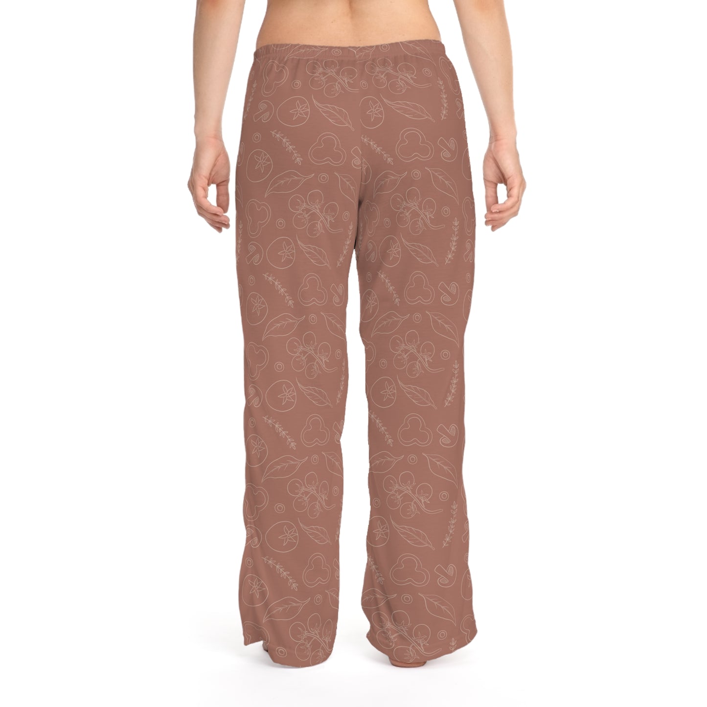 Cozy modern pizza pattern Women's Pajama Pants for Relaxation & Sleep