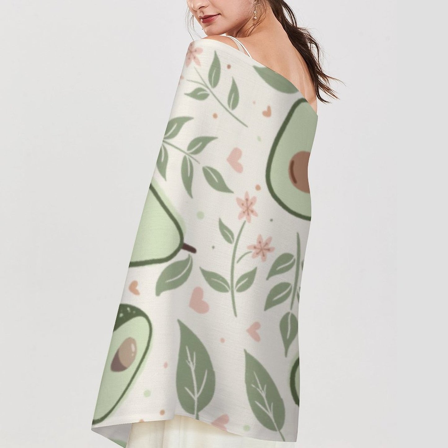 Cashmere-like Tassel Scarf (All-Over Printing)