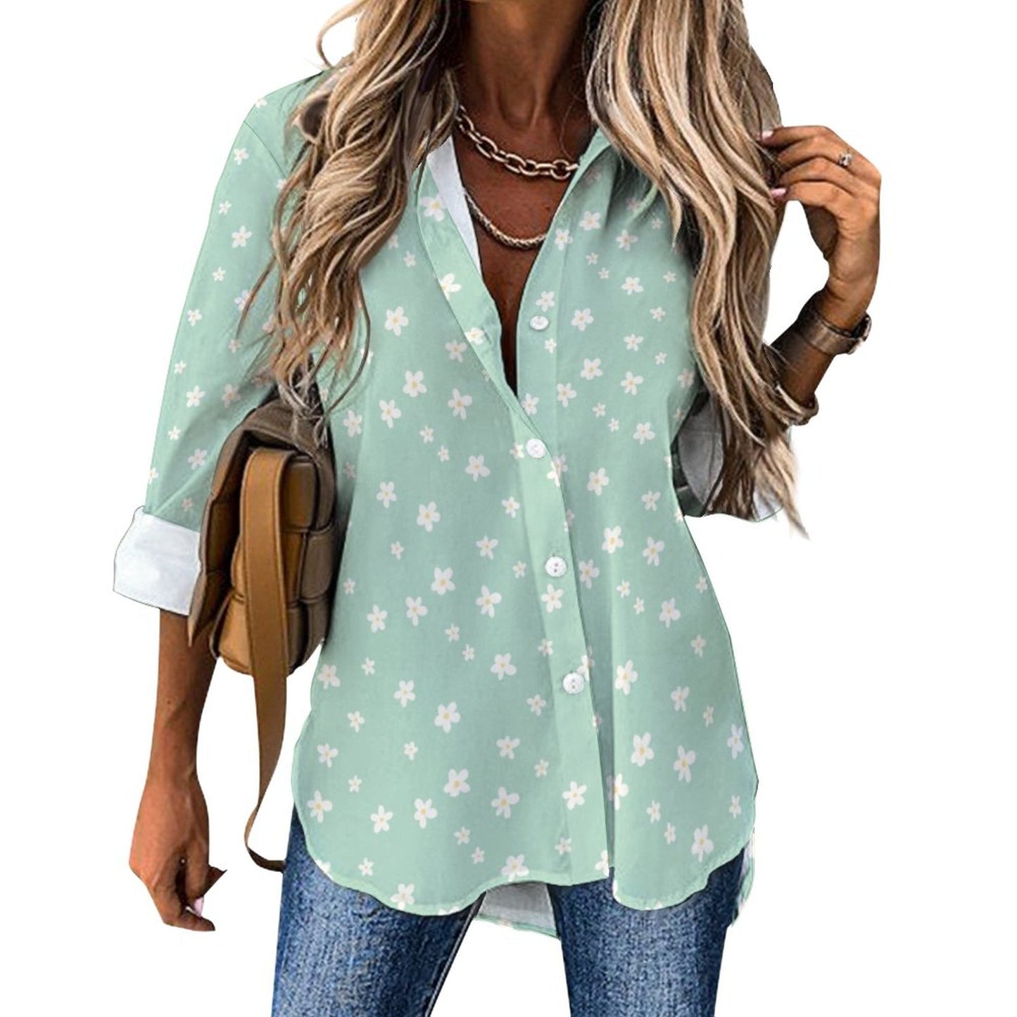 Custom Printed Women's shirts AY008 (All-Over Printing)