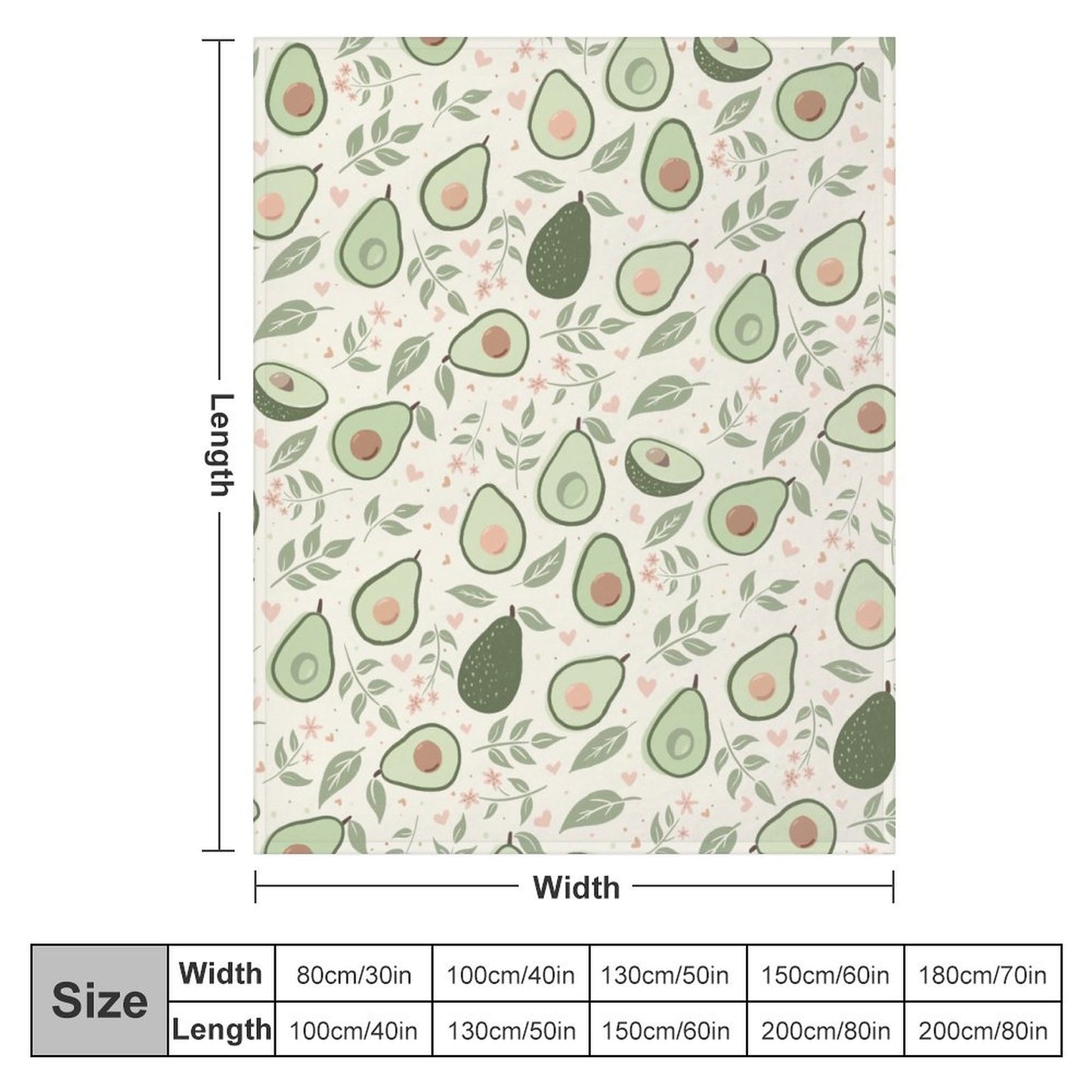 280gsm Flannel Blanket (One-sided Printing)-40"×50"