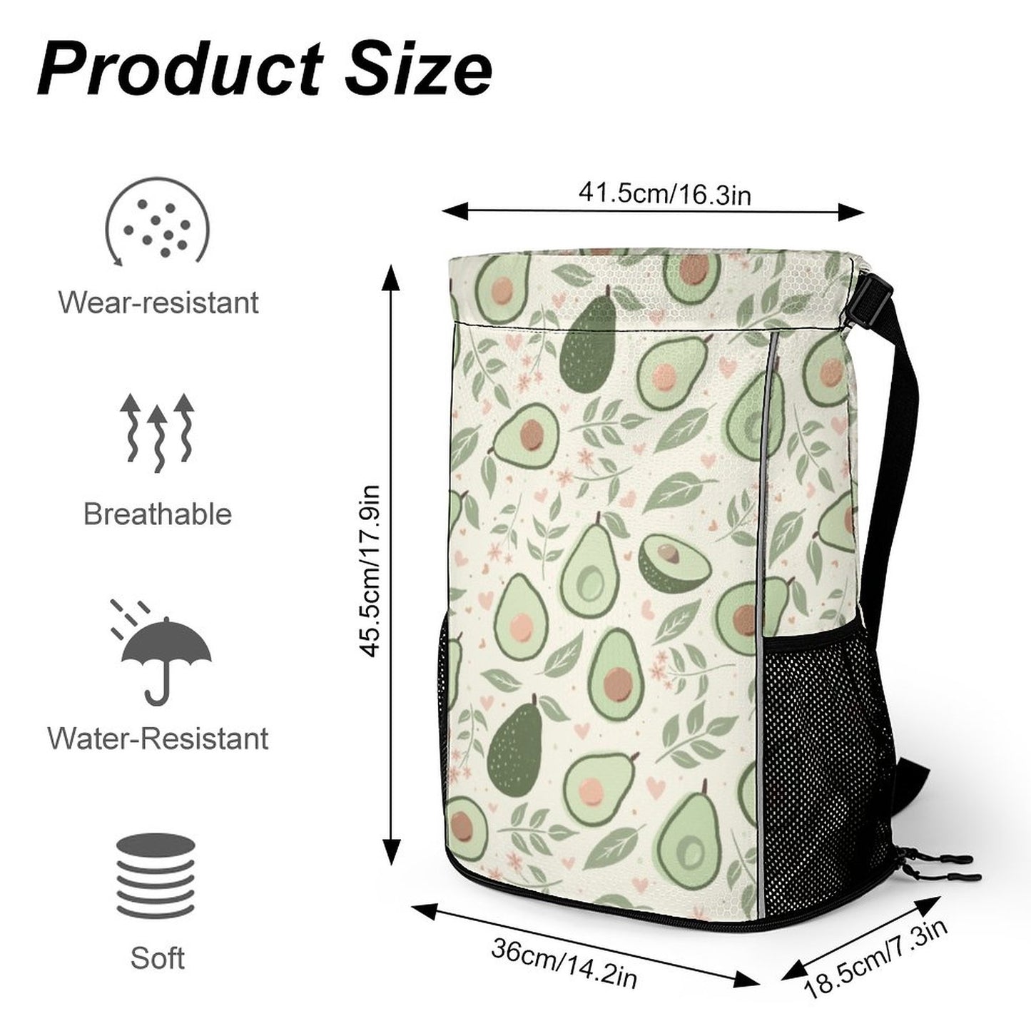 Waffle Cloth Drawstring Bag (One Site)