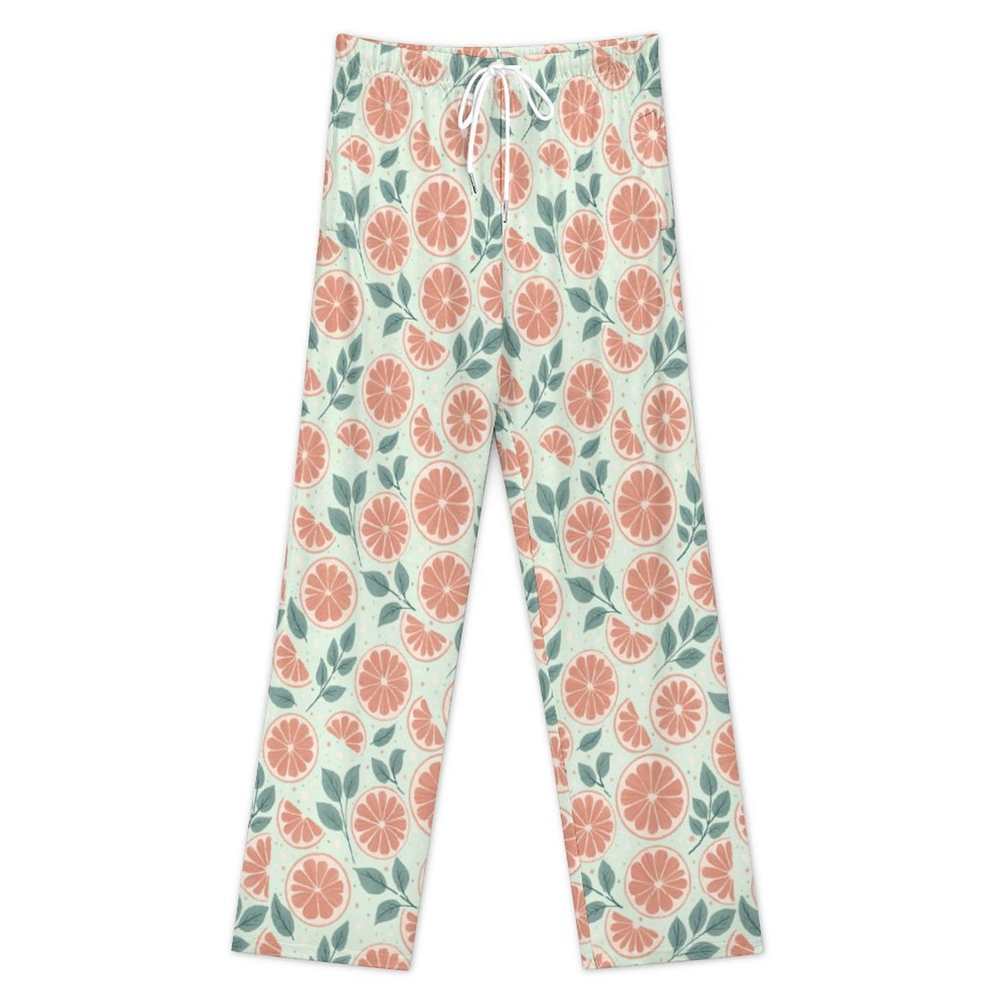 Drawstring Women Wide Leg Pajamas Pants - Ruby Darling
