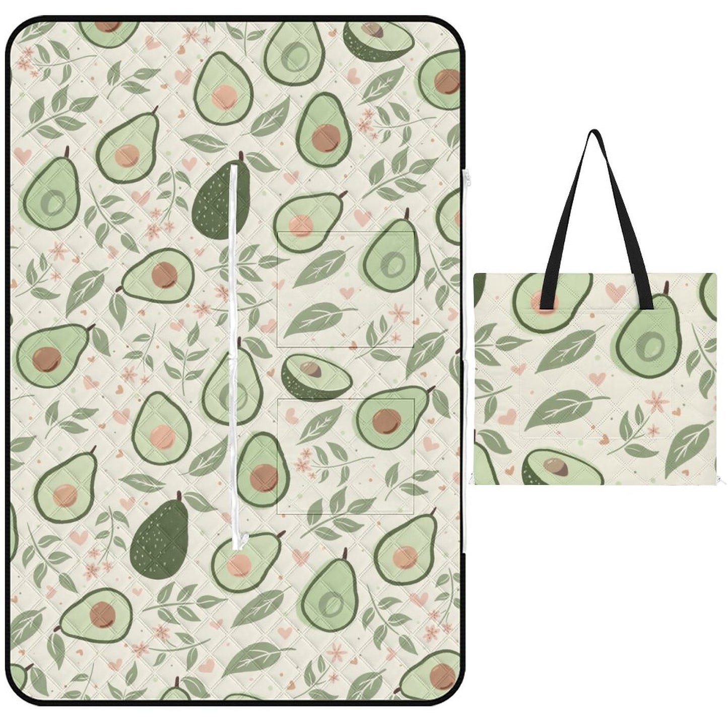 Zipper Foldable Picnic Mat-59"x39"/150x100cm
