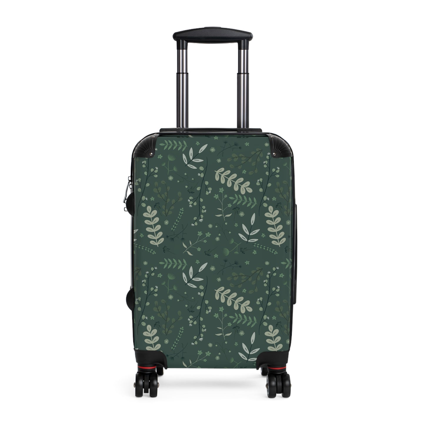 Botanical Print Suitcase - Stylish Travel Luggage for Adventurers