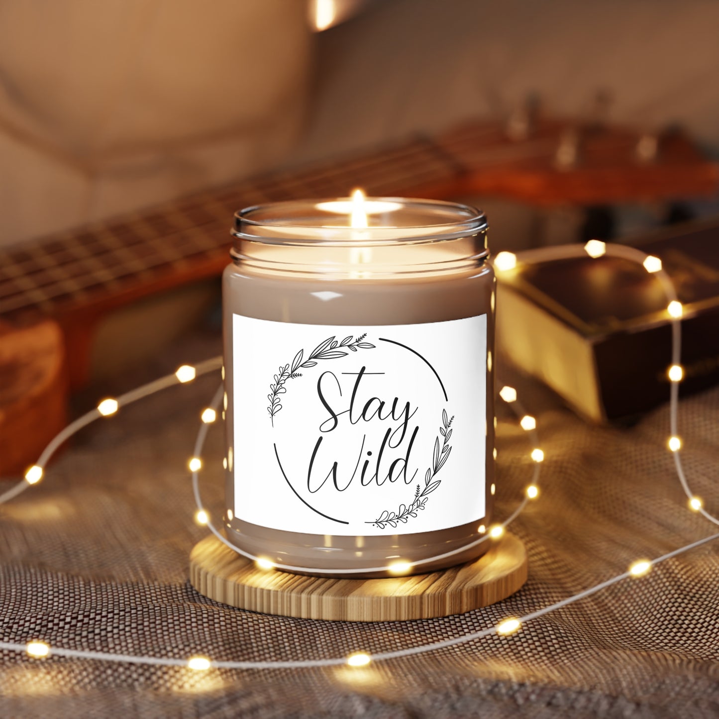 Stay Wild Scented Candle - 9oz | Aromatic Home Decor for Nature Lovers