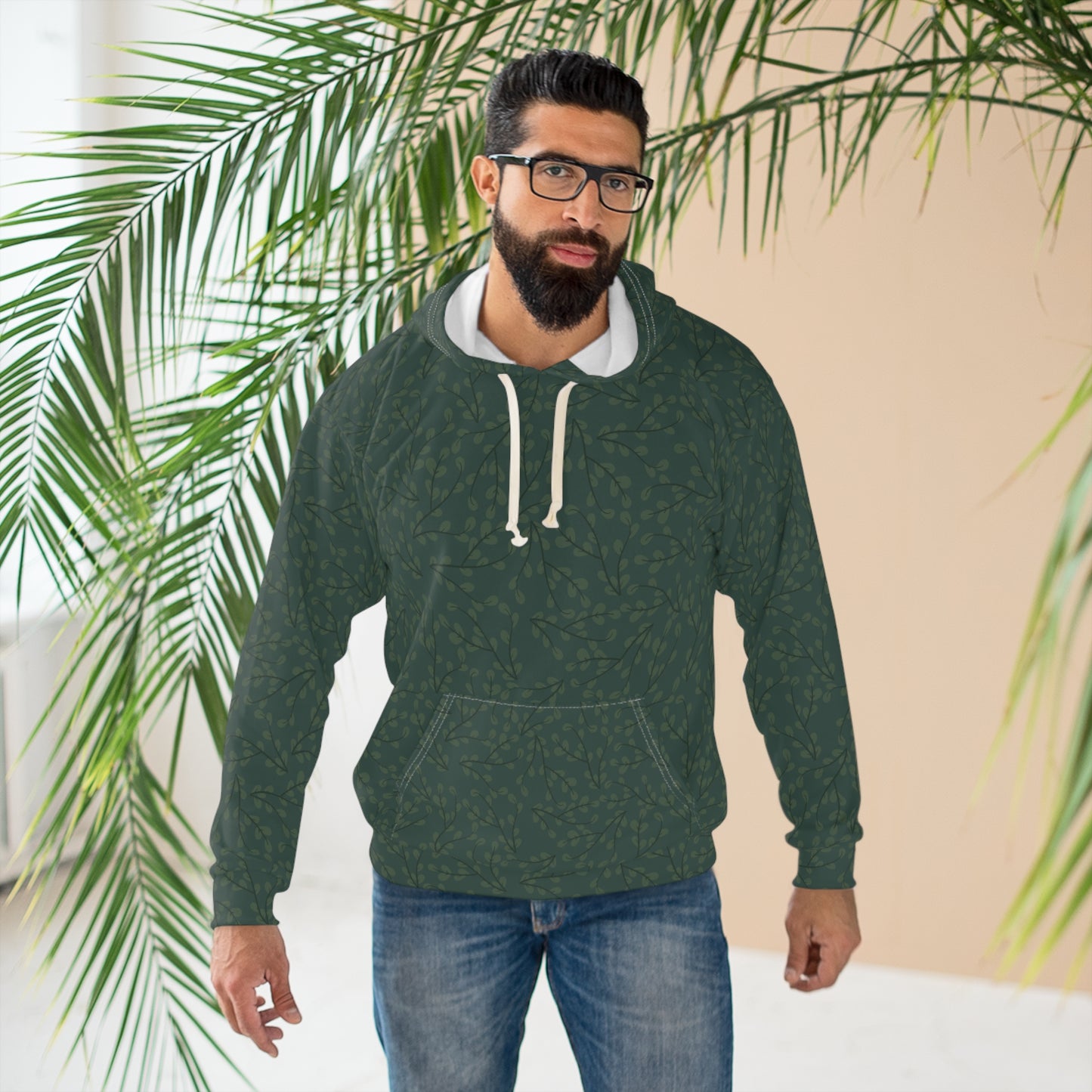 Nature-Inspired Unisex Pullover Hoodie - Cozy and Stylish for Outdoor Lovers