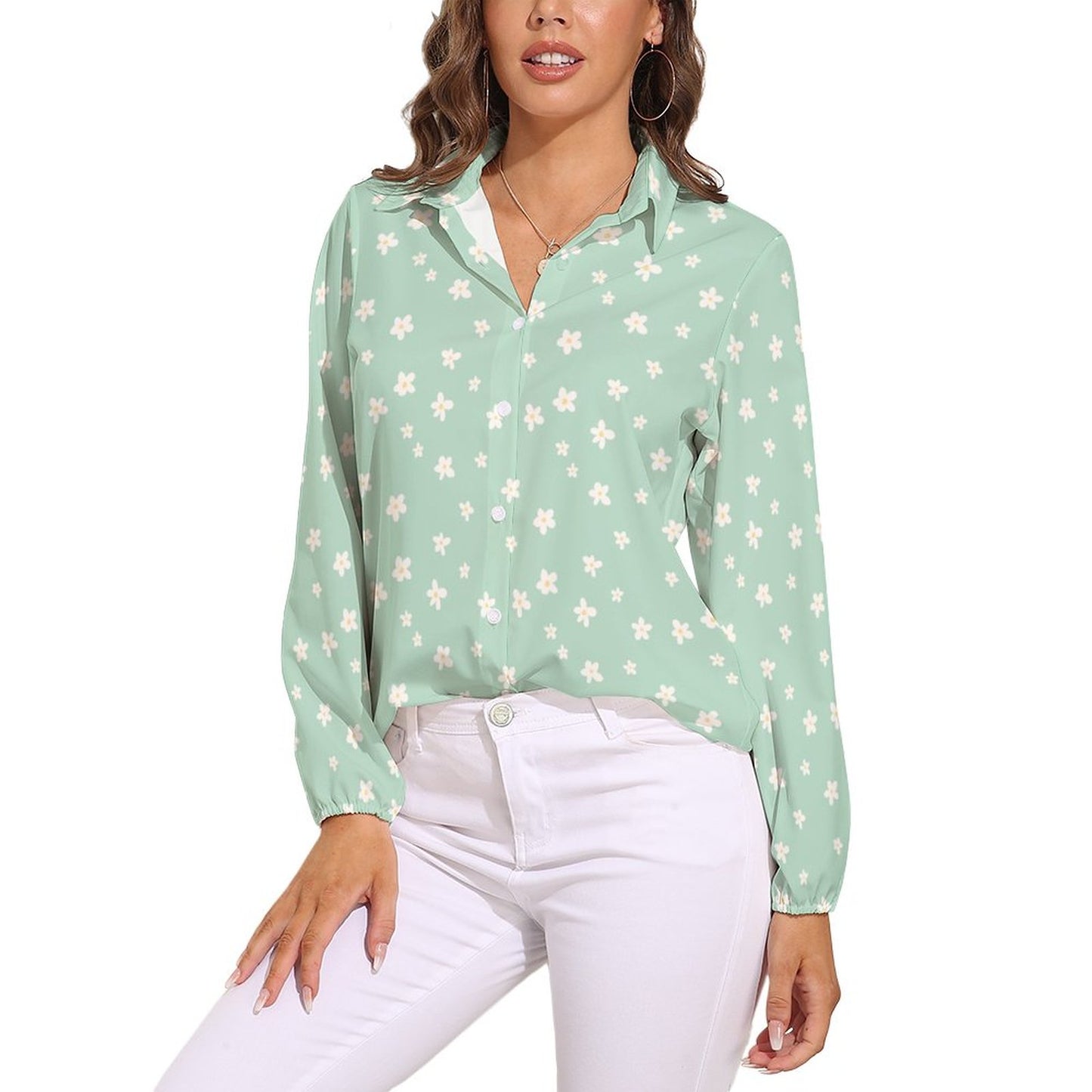 Casual Long Sleeve Vintage Tour Shirt HS (All-Over Printing)