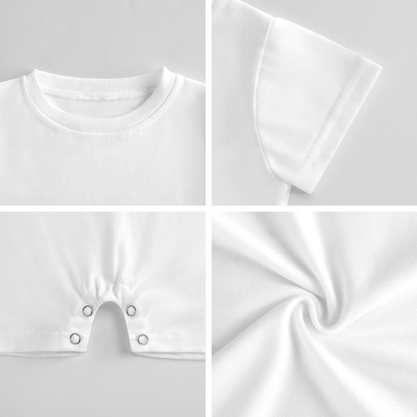Short Sleeve Baby Bodysuit Romper | Whispering Greens – Forest