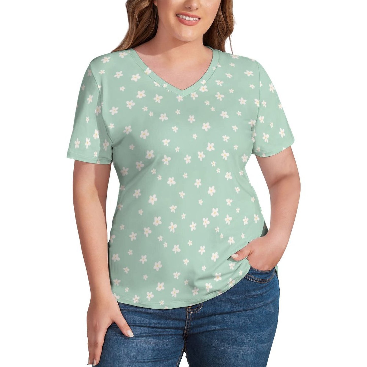 Custom Short Sleeve T-Shirts NZ109-Multi-Image Printed Tees