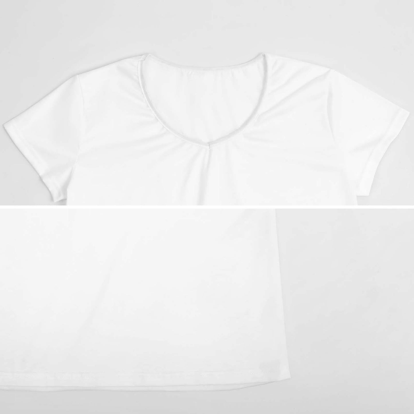 V-neck Short Sleeve T-Shirt | Whispering Greens – Forest