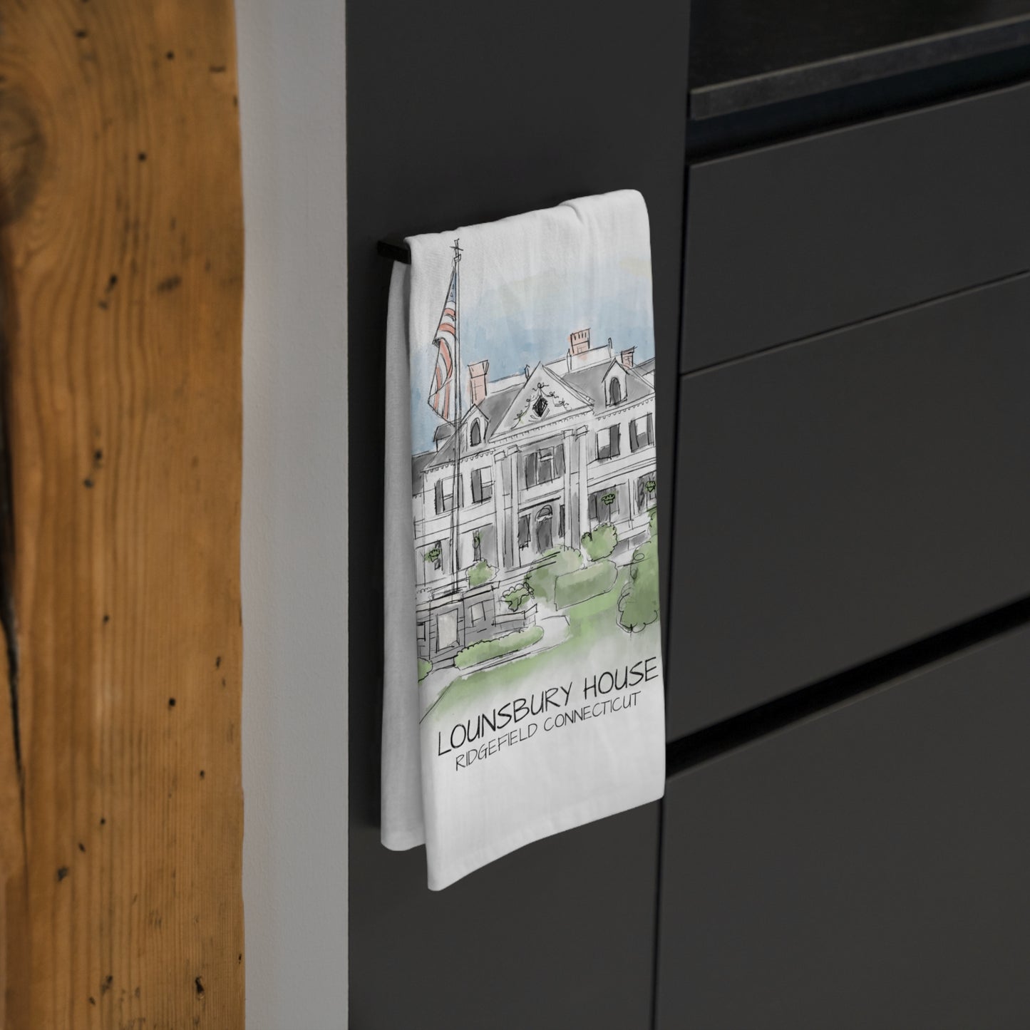 Lounsbury House Tea Towel