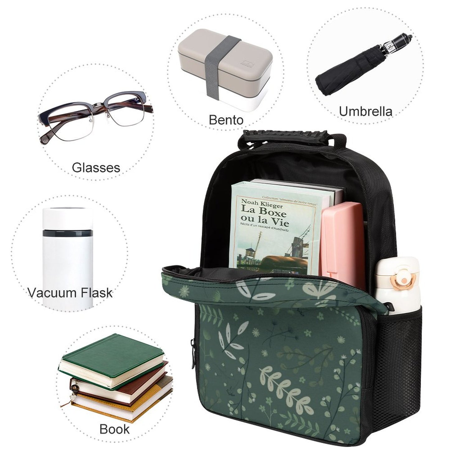16 inch Backpack | Whispering Greens – Forest