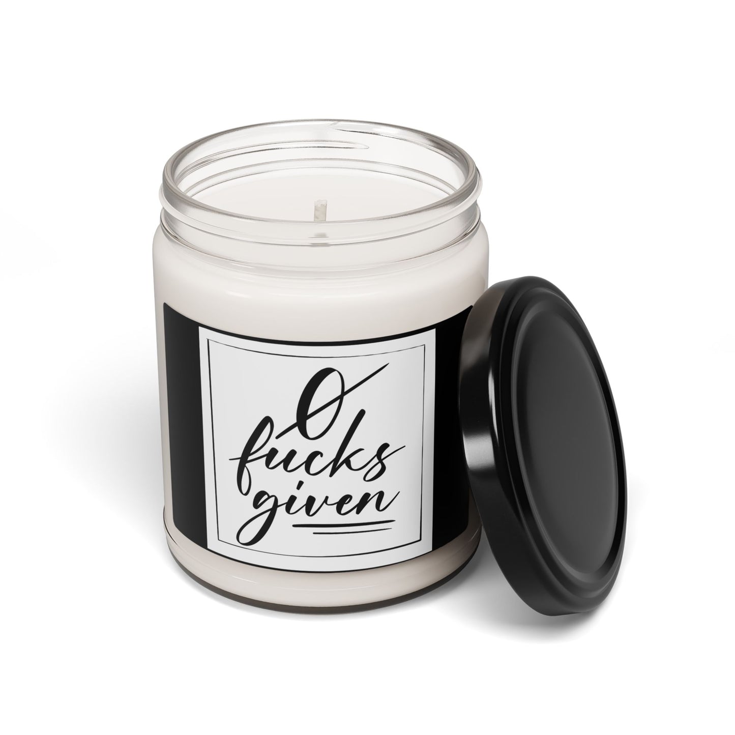 Zero fucks given - Scented Soy Candle, 9oz