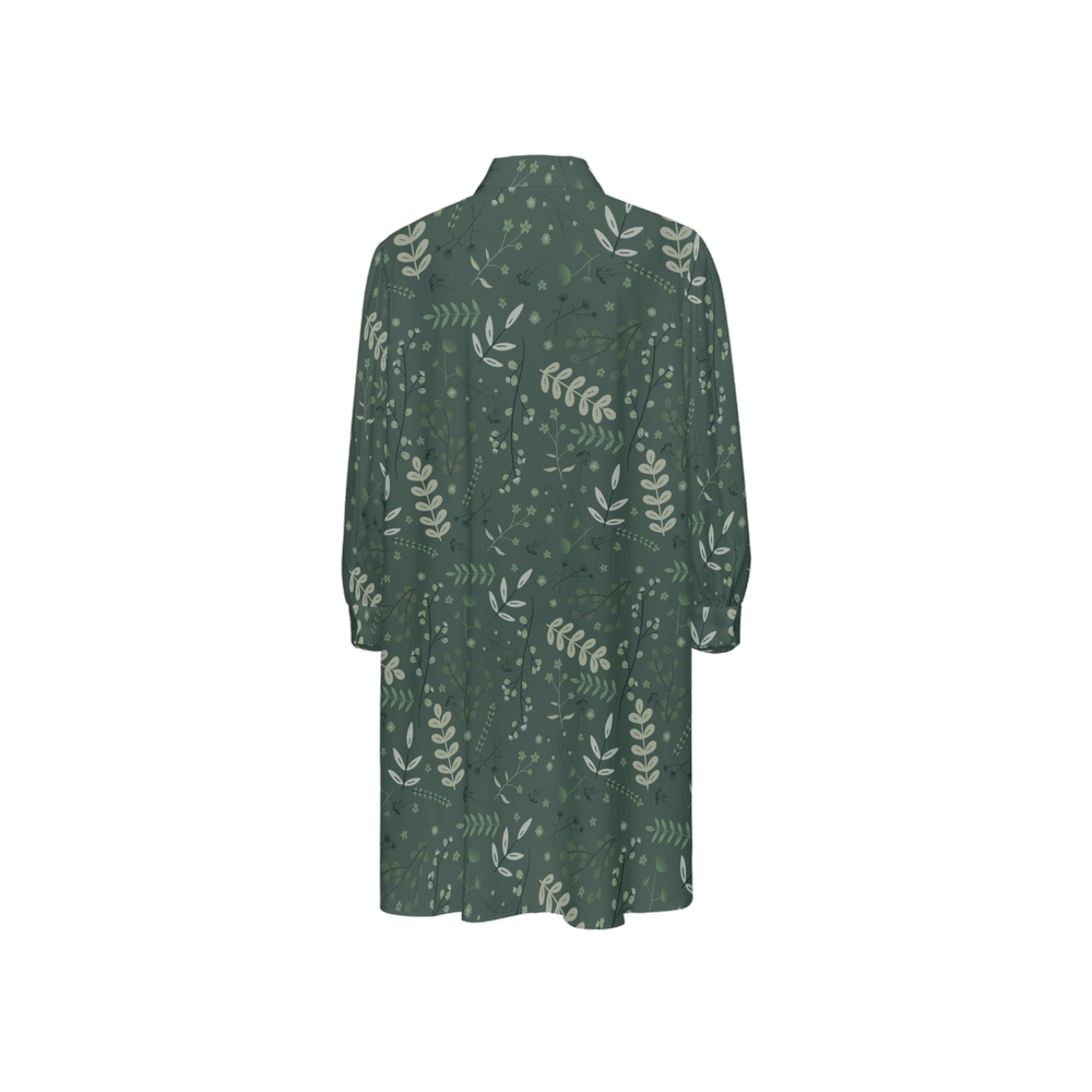 Women's High-Low Long-Sleeve Hem Shirt Silky-like Elegance