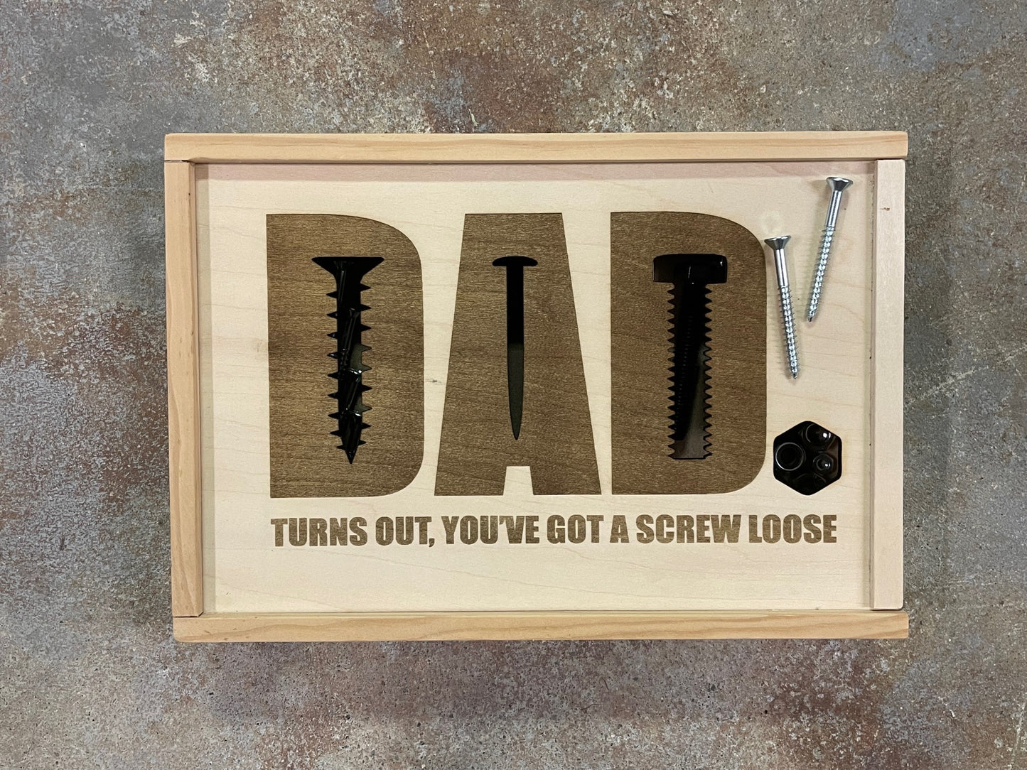 Digital File: Dad, turns out you have a screw loose - screw sorting, gift for Fathers Day