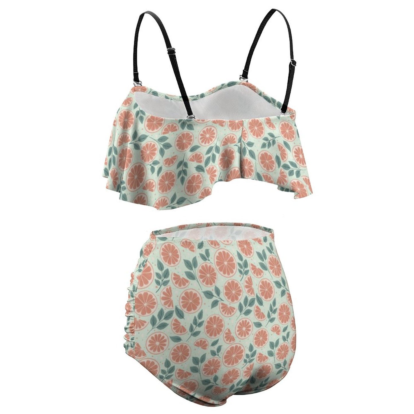 2-Piece Ruffle Tankini Swimsuit - Ruby Darling