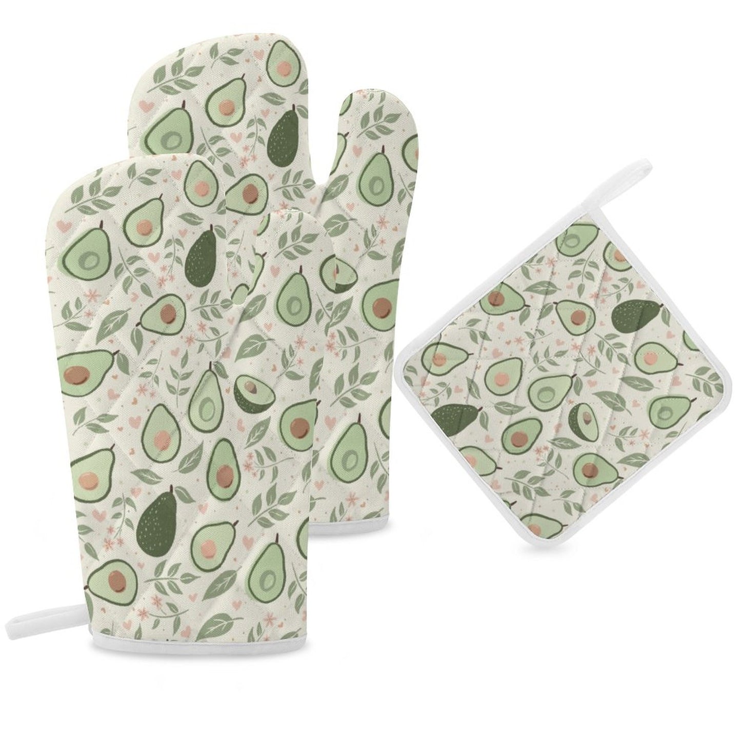 Oven Mitt & Pad Set of 3 | Avocuddle