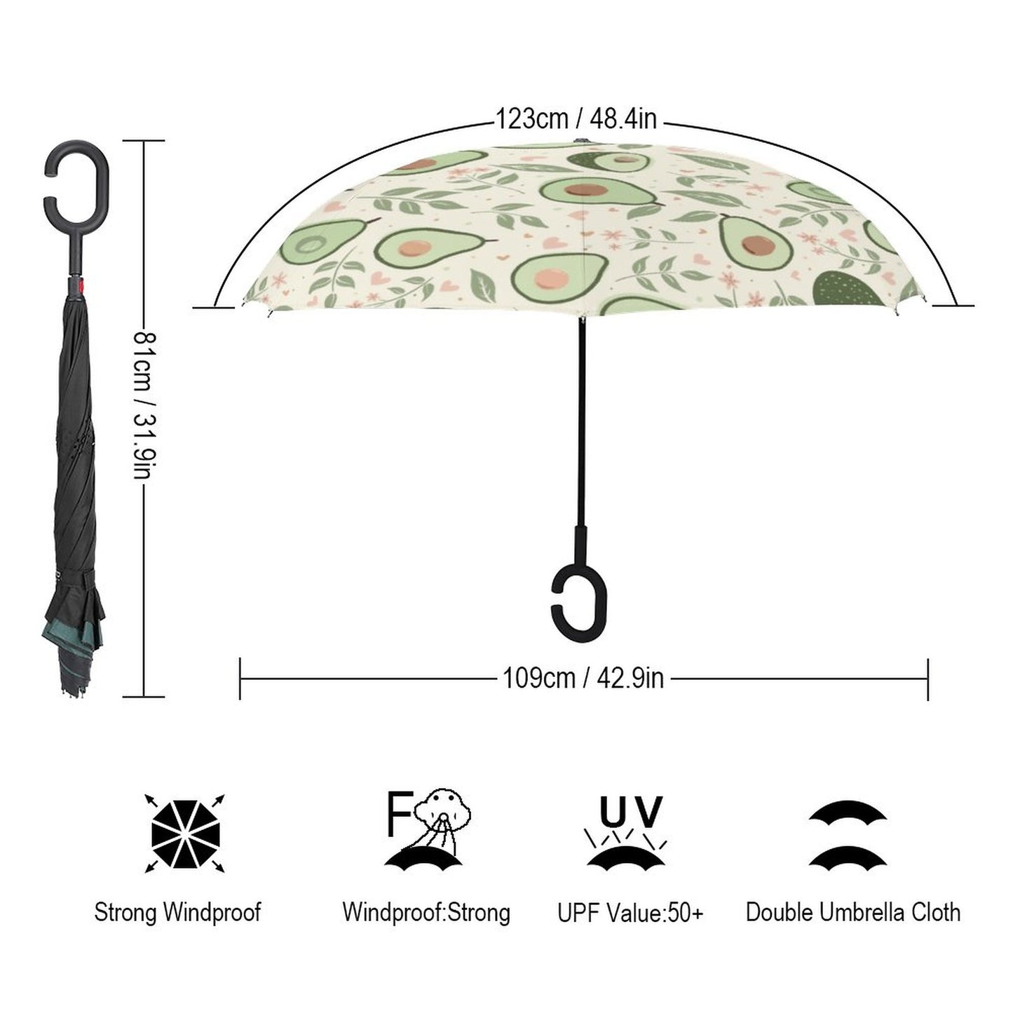 Car Reverse Umbrella