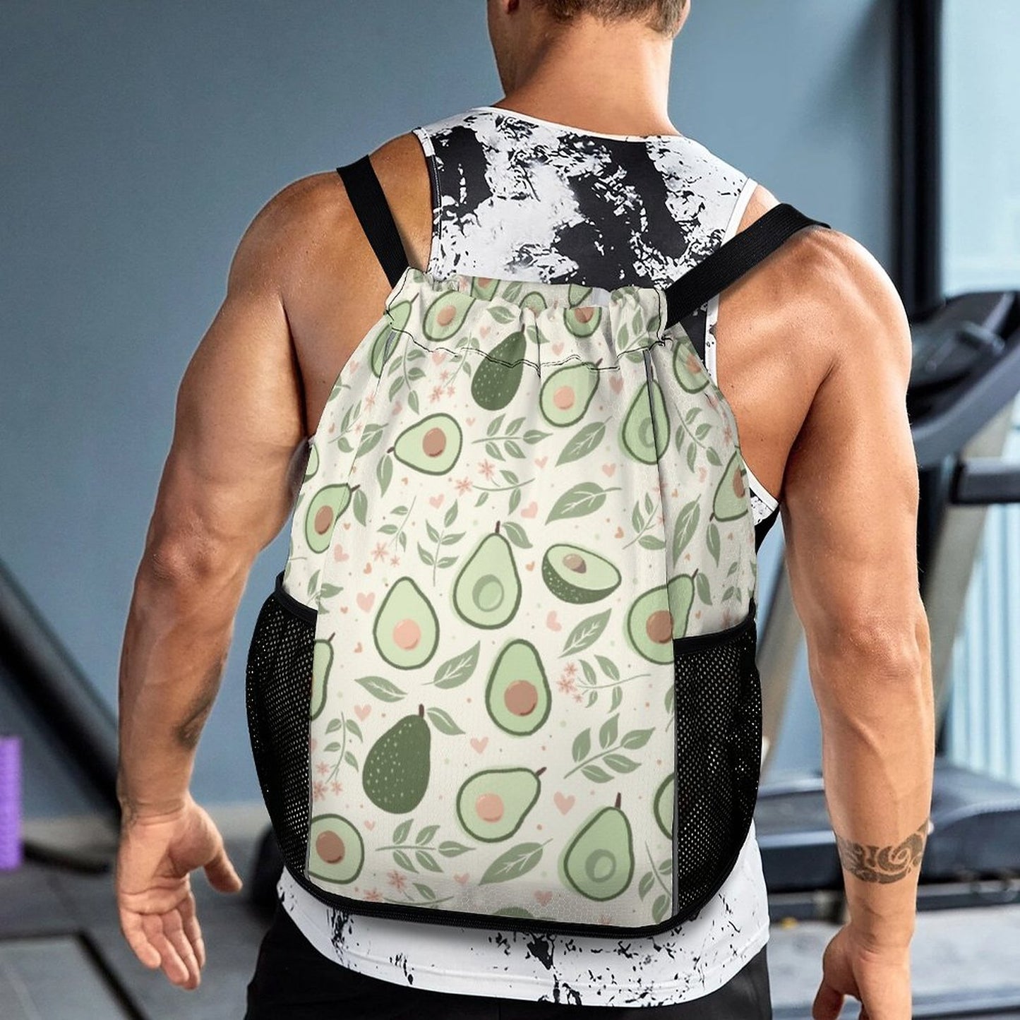 Waffle Cloth Drawstring Bag (One Site)