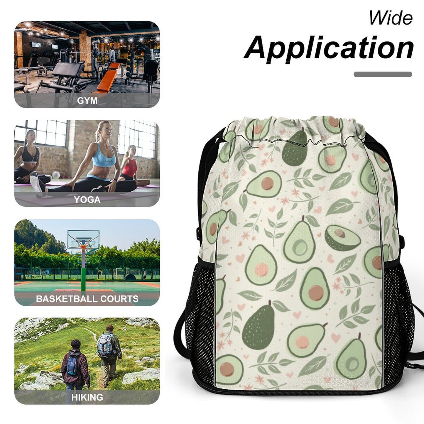 Waffle Cloth Drawstring Bag (One Site)