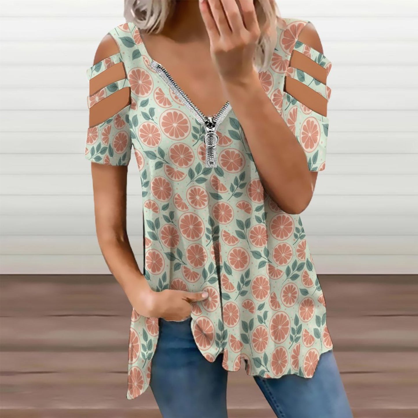 Zipper T-Shirts - Ruby Darling