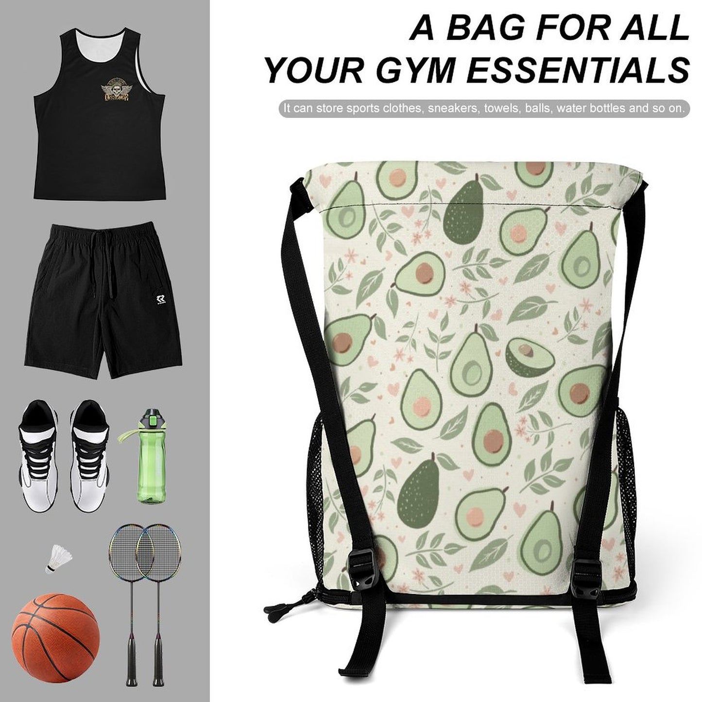 Waffle Cloth Drawstring Bag (One Site)