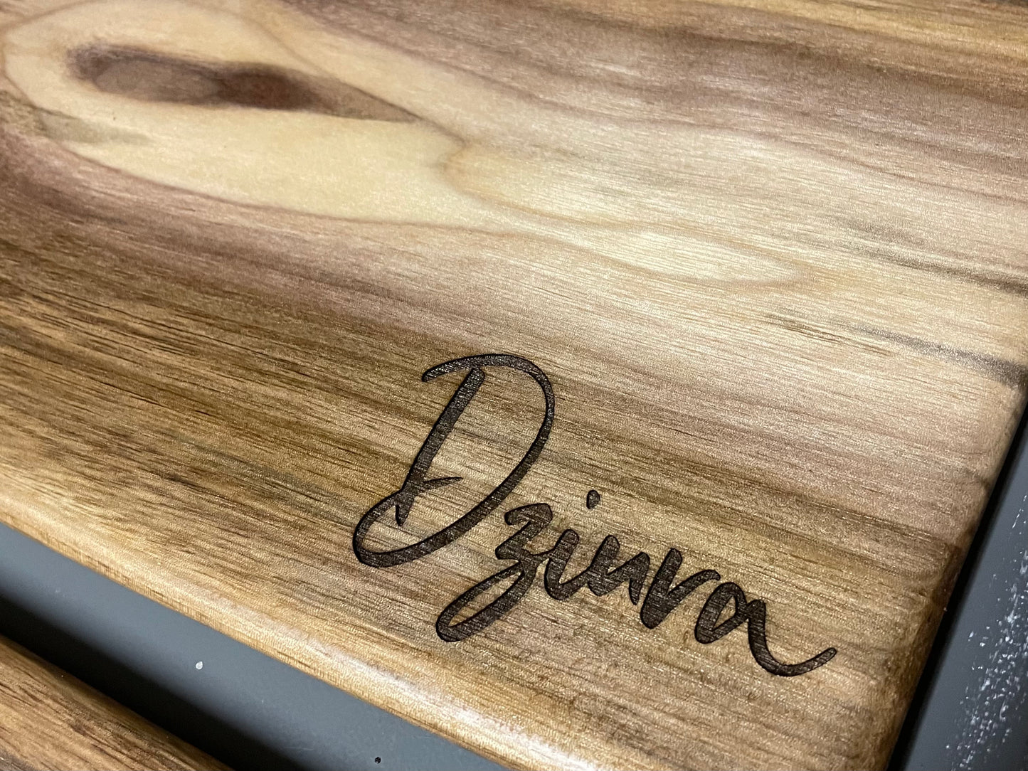 Personalized Walnut Family Charcuterie Board - Last Name & ‘Est’ Option